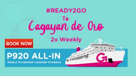 Cheap Promo Flights from Manila to Cagayan de Oro .